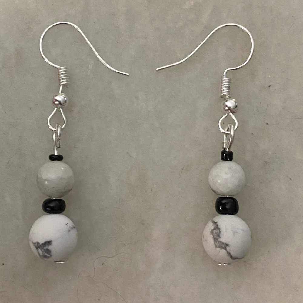 Marble earrings